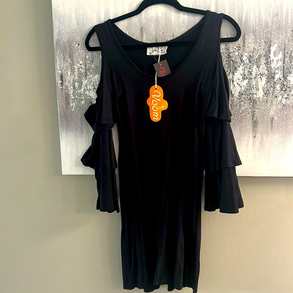 Black dress by VaVa by Joy Han XS. New with tags. 85% viscose 5% spandex